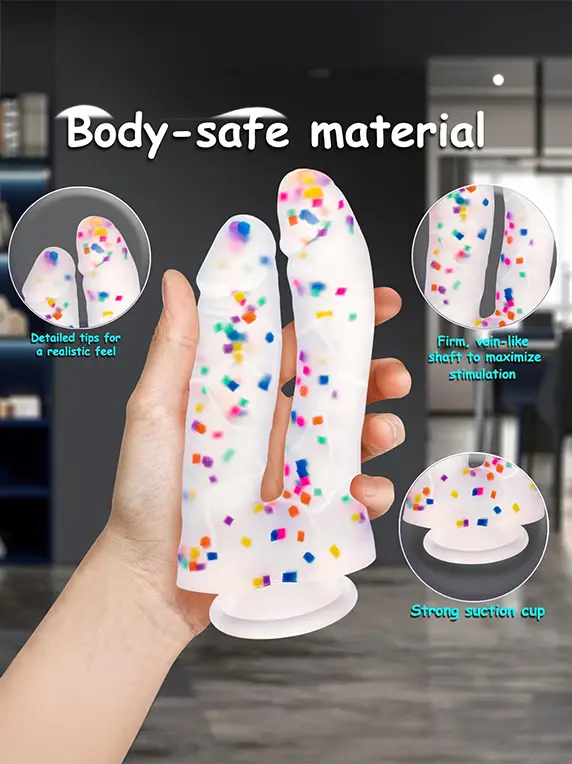 Ransparent Double-Ended Dildo - Image 2