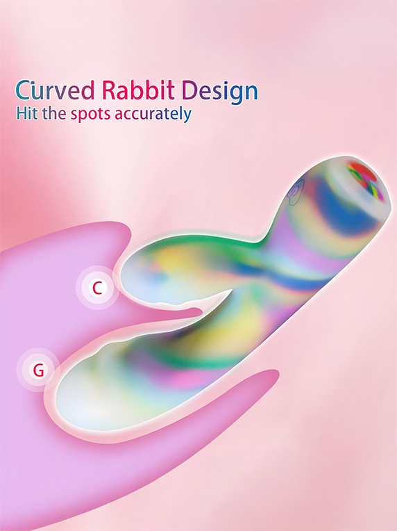 Rainbow Bunny Stick - Image 7