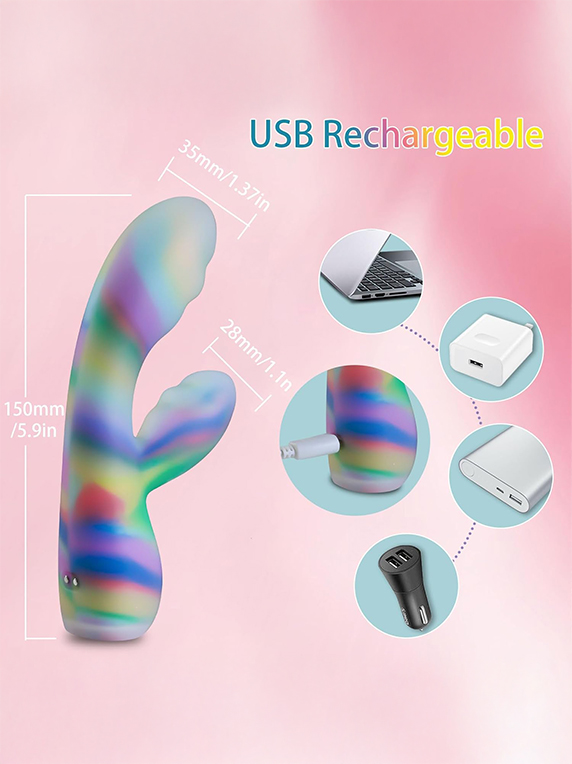 Rainbow Bunny Stick - Image 3